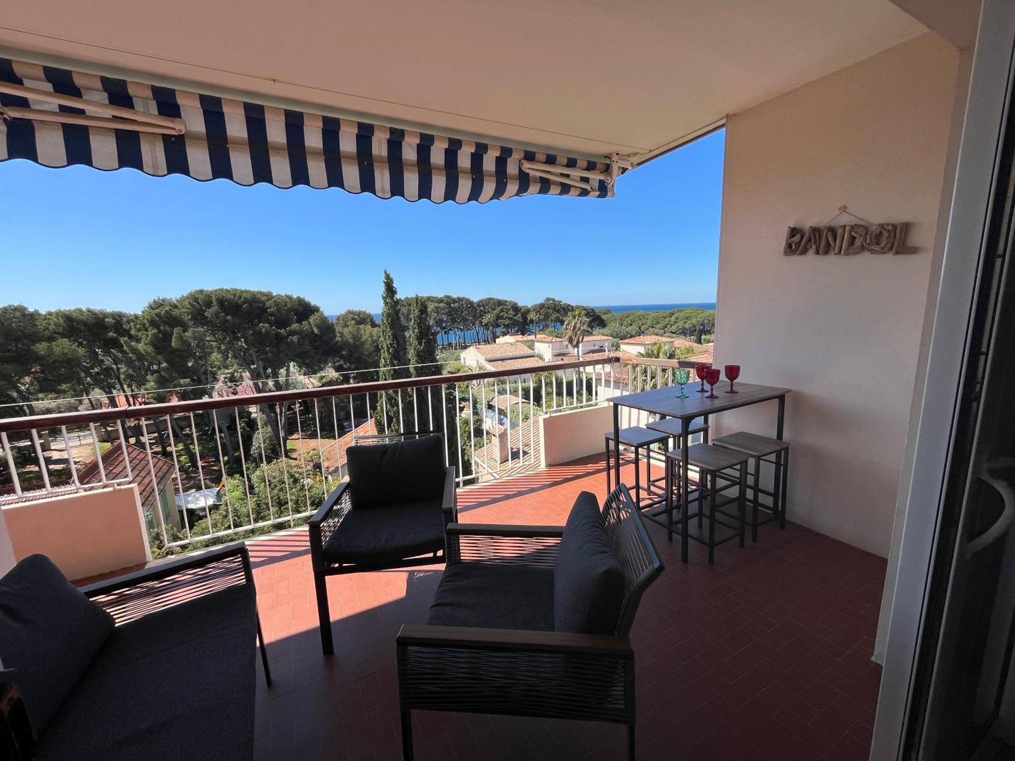 Appartement T3 Terrasse Vue Mer Bandol Exterior photo