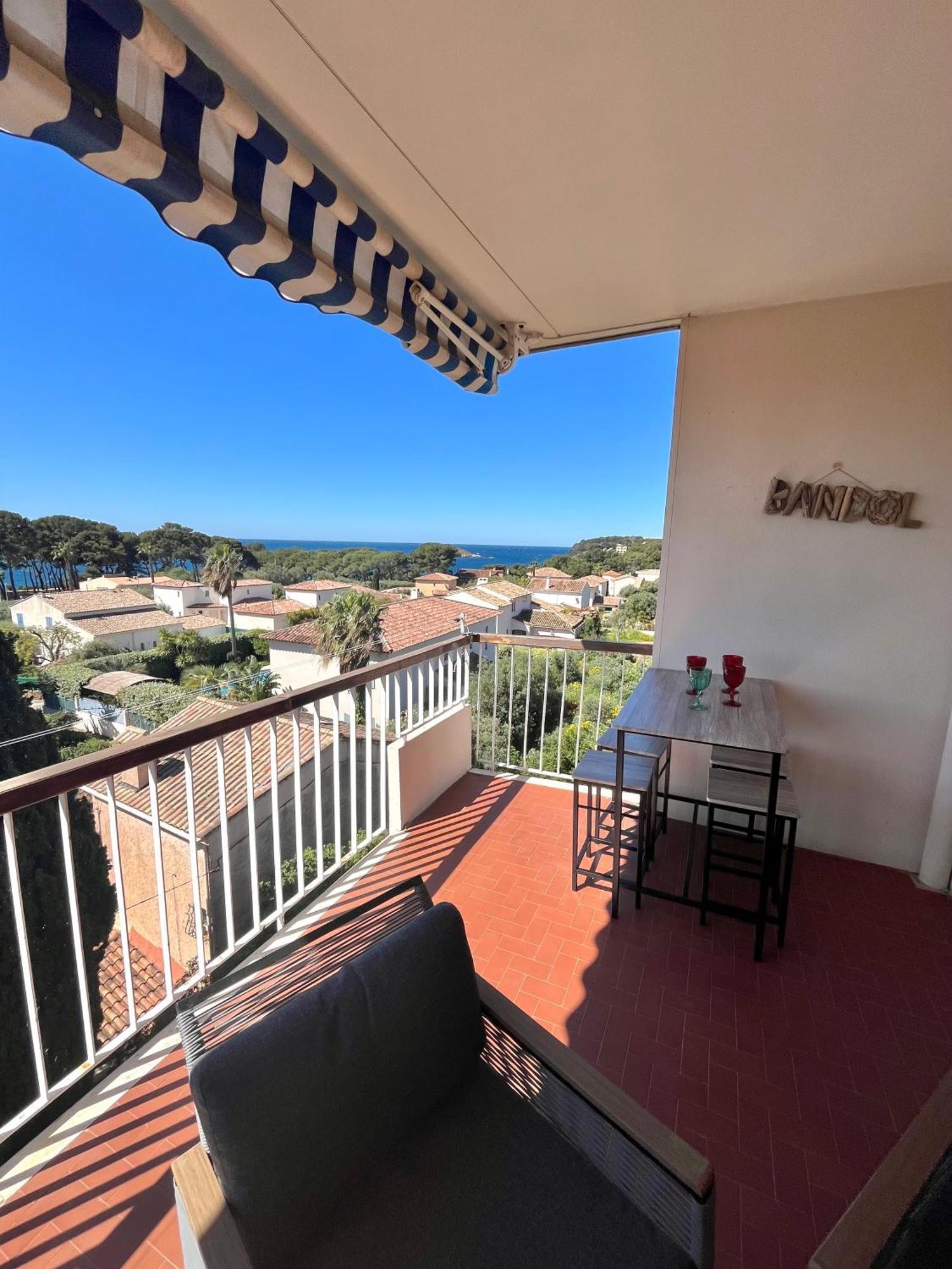 Appartement T3 Terrasse Vue Mer Bandol Exterior photo